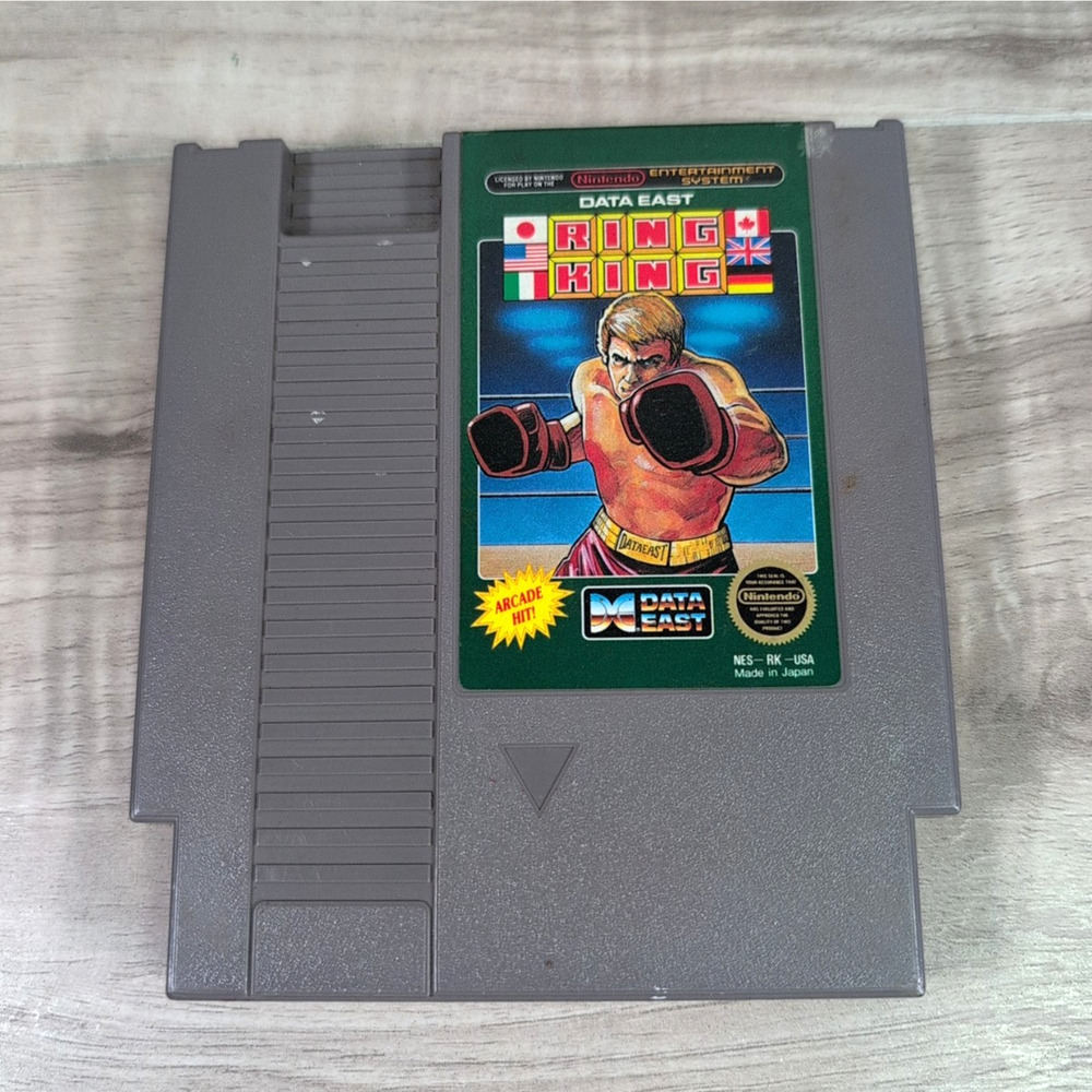 RING KING NES Nintendo Original Classic Authentic Boxing Game TESTED